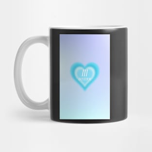 Angel Number 111 Heart Aura Mug